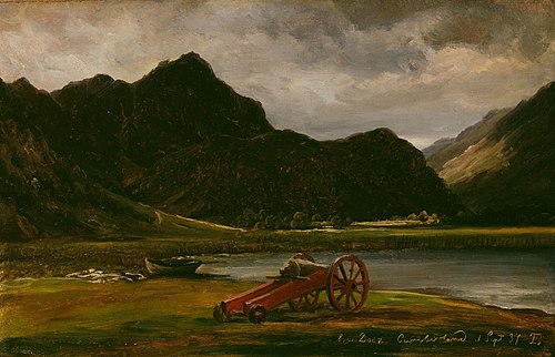 Canon dans le Cumberland, 1837, Thomas Fearnley