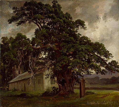 L'église de Patterdale, 1837, Thomas Fearnley