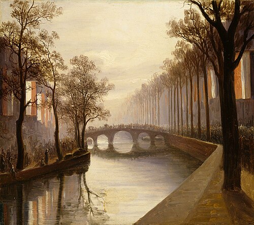 L'entrée du roi Guillaume II à Amsterdam, le 27 novembre 1840, 1840, Thomas Fearnley