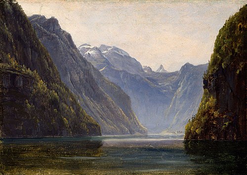From Königssee, 1831, Thomas Fearnley