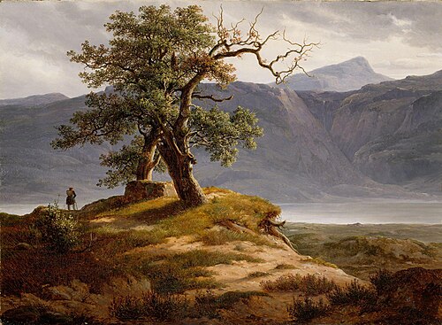 Landscape with a Wanderer, 1830, Thomas Fearnley