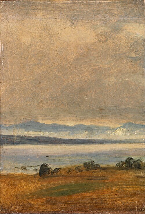 Landscape study, 1833, Thomas Fearnley