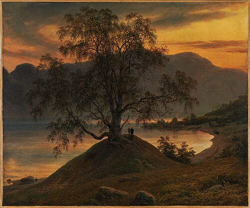 Le bouleau de Slinde, 1839, Thomas Fearnley