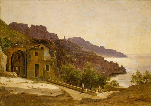 Terrace near Amalfi, 1833, Thomas Fearnley