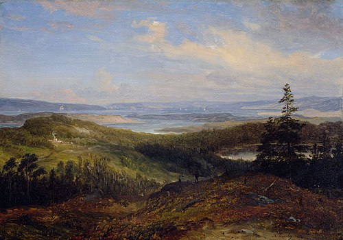 View of the Oslofjord, 1839, Thomas Fearnley