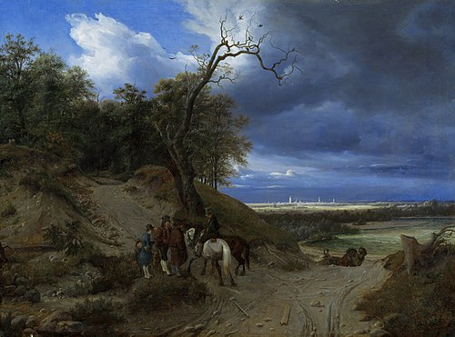München nach dem Gewitter, 1831, Thomas Fearnley