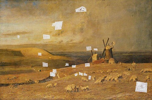Clayton Mills, West Sussex, 1886, Alfred Fitzwalter Grace