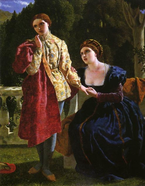 Viola and the Countess, 1859, Frederick Richard Pickersgill