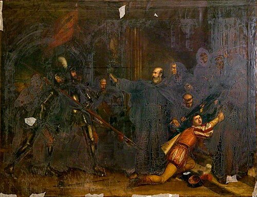 The Right of Sanctuary, 1848, Frederick Richard Pickersgill