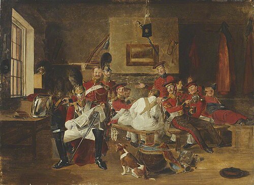 2nd Life Guards, Guard Room, 1851, Frederick Richard Pickersgill