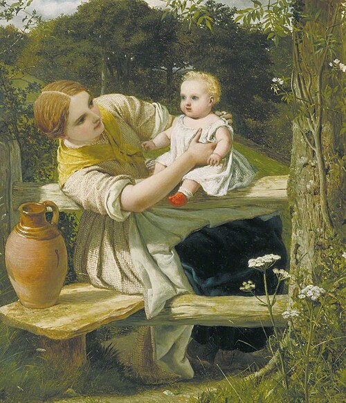 On the Way to the Spring, 1862, Frederick Richard Pickersgill