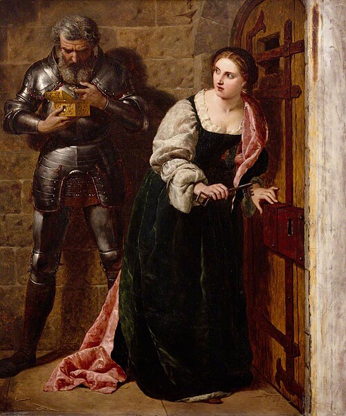 The Bribe, 1857, Frederick Richard Pickersgill