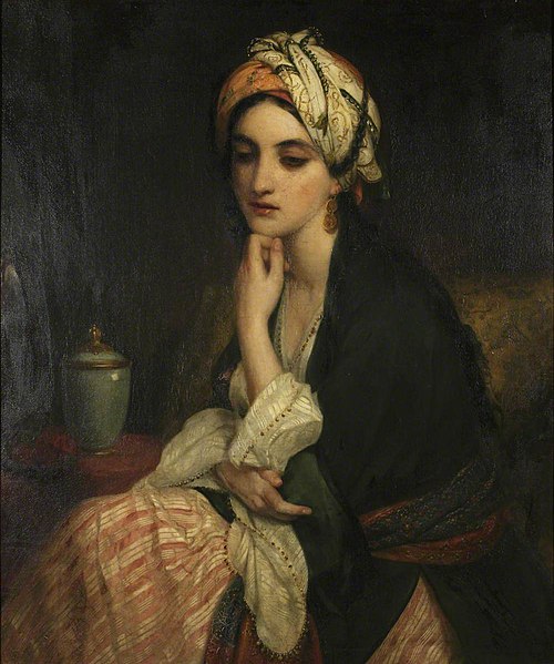 Lady in Persian Dress, 1845, Frederick Richard Pickersgill
