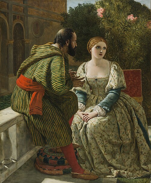 Othello et Desdémone, 1859, Frederick Richard Pickersgill