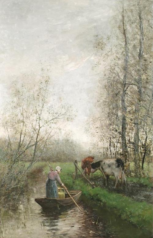 Landscape with Cattle, , Willem Maris