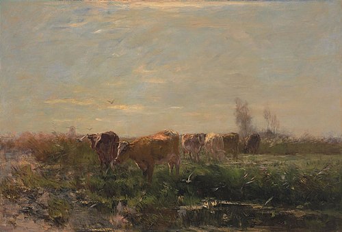 Early morning, 1883, Willem Maris
