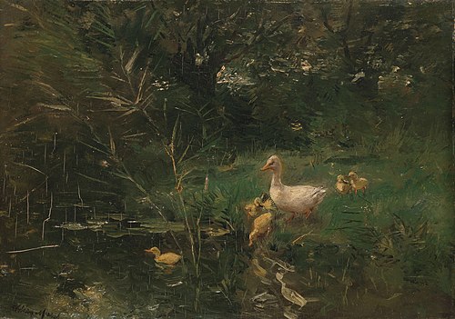 Eendjes, 1893, Willem Maris