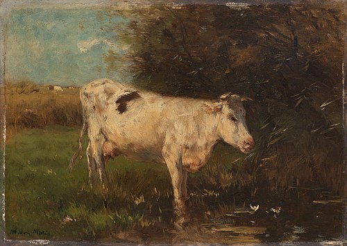 White Cow, 1895, Willem Maris
