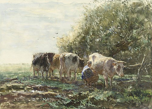 L'Enclos à vaches, 1882, Willem Maris