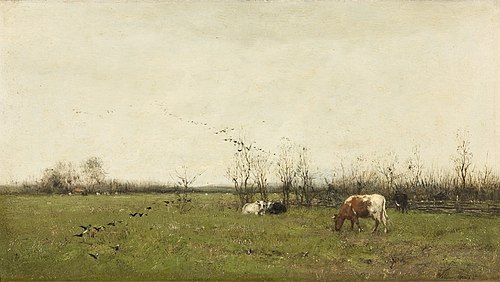 Weidelandschap, 1884, Willem Maris