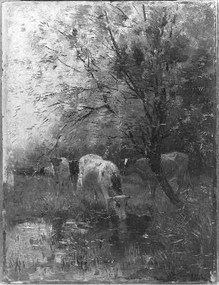 Under the willows, 1884, Willem Maris