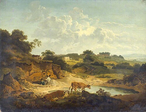 Paysage, , Philippe-Jacques de Loutherbou