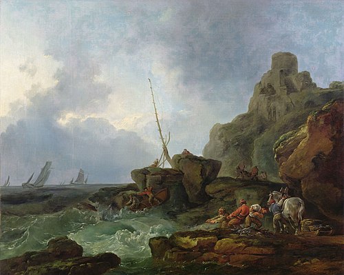 The Wreckers, 1767, Philippe-Jacques de Loutherbou