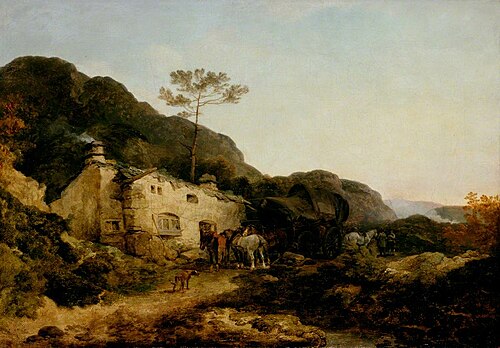 A Cottage in Patterdale, Westmoreland, 1783, Philippe-Jacques de Loutherbou