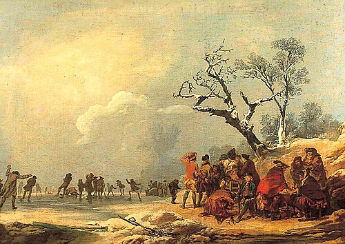 Winter Scene with Skating, , Philippe-Jacques de Loutherbou