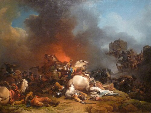 Une Bataille, 1767, Philippe-Jacques de Loutherbou