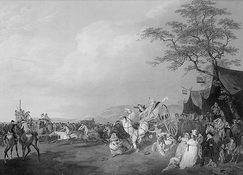 Gig Upsetting at the Races, , Philippe-Jacques de Loutherbou