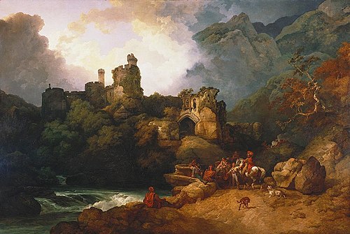 Banditti in a Landscape, 1804, Philippe-Jacques de Loutherbou