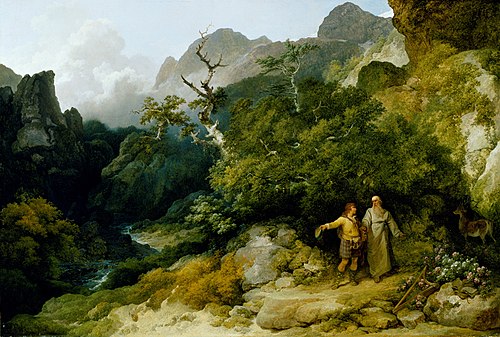 The Hermit, 1798, Philippe-Jacques de Loutherbou