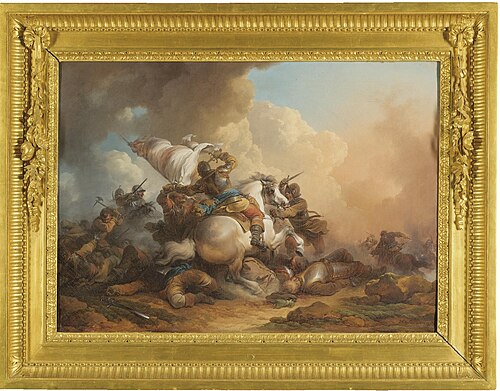 A Cavalry Battle, 1767, Philippe-Jacques de Loutherbou