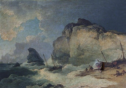 Coastal Scene, 1786, Philippe-Jacques de Loutherbou
