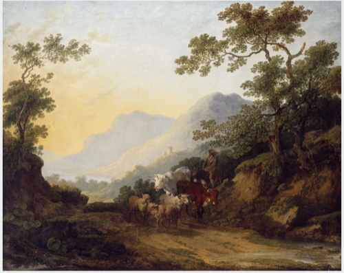 A Landscape, , Philippe-Jacques de Loutherbou