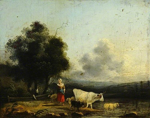 Paysage, , Philippe-Jacques de Loutherbou