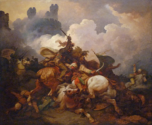 Richard Coeur de Lion à la bataille de Saint-Jean d'Acre, 1807, Philippe-Jacques de Loutherbou