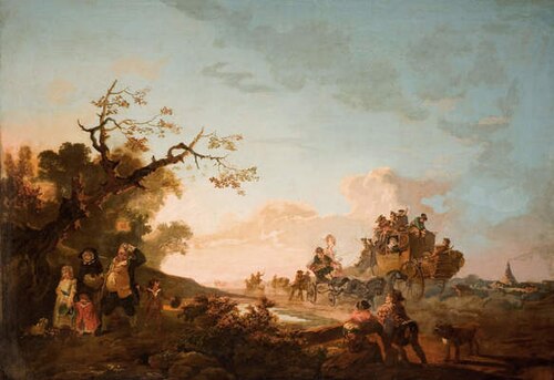 Hampstead Heath, Summer, 1787, Philippe-Jacques de Loutherbou