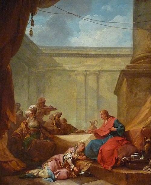Le Christ et la Madeleine, , Philippe-Jacques de Loutherbou
