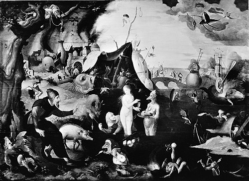 La Tentation de saint Antoine, 1564, Pieter Huys
