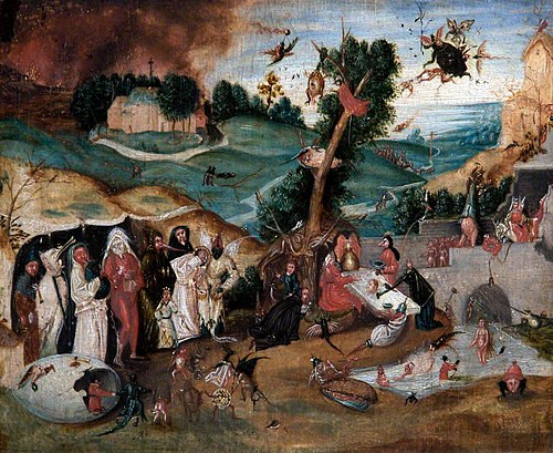 The Temptation of Saint Anthony, 1584, Pieter Huys