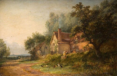 Lane at Bridgnorth, , William Henry Vernon