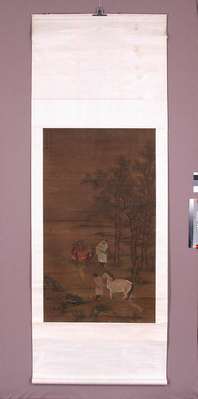 Dwóch Mongołów z końmi, , Zhao Mengfu