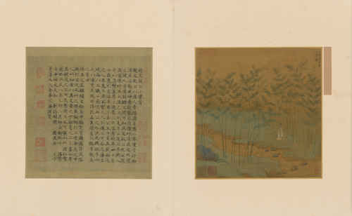 赵孟頫自画像图页, 1288, Zhao Mengfu
