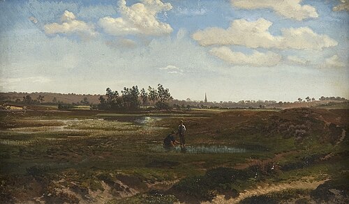 Landschap in de Kempen, 1859, François Roffiaen