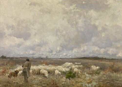 Winter in the Kempen, , Florent Nicolas Crabeels