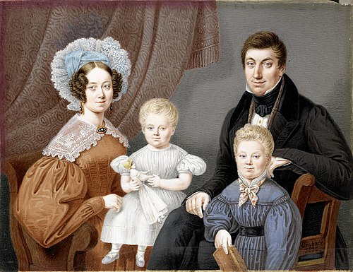 the Diederichs family, 1836, Willem Grebner