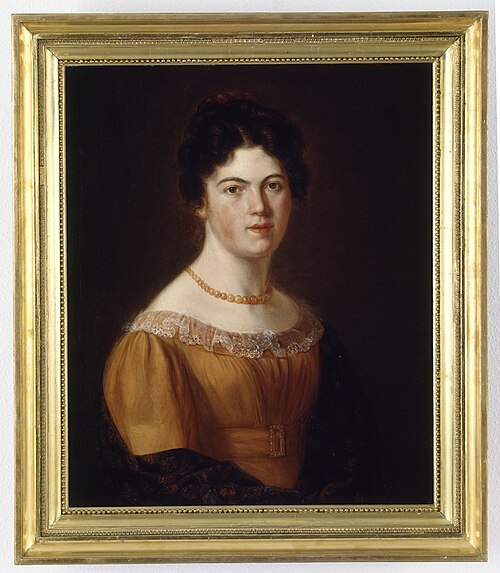 Self portrait of Johanna Aleida Budde (1800-1852), 1840, Johanna Aleida Budde