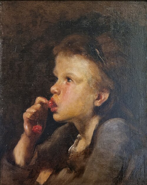 La petite mangeuse de cerises, , Auguste Marie Boulard